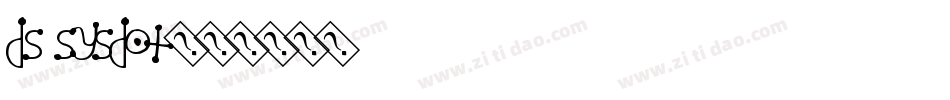DS SysDot字体转换